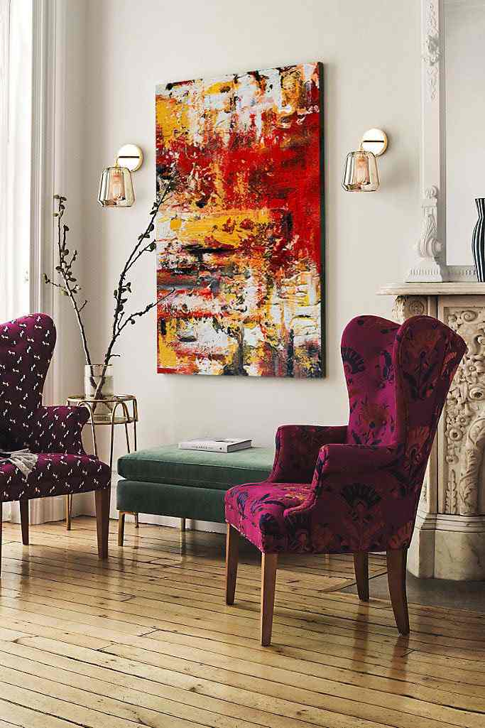 office red wall art